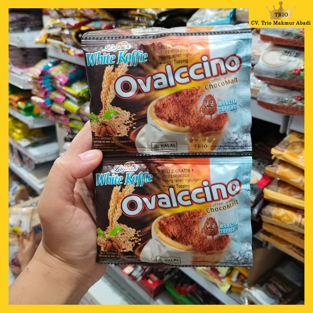 

Kopi Luwak Ovalccino Choco 25g isi 15 sachet
