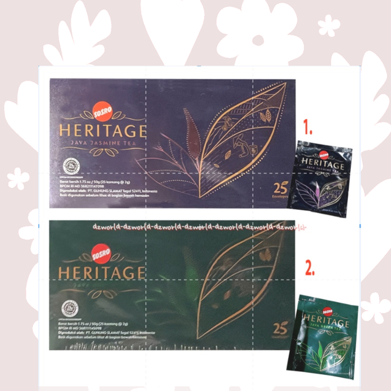 

Sosro Heritage 25bag Java Jasmine Green Tea Teh Hijau Celup Teh Sosro Botol Sosro Greentea Kemasan Sachet Teh Melati Jasmine Tea