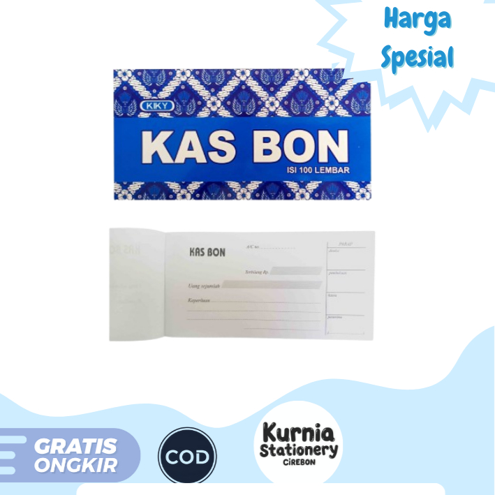 

Kiky Buku Kas Bon Isi 100 Lembar (Satuan)