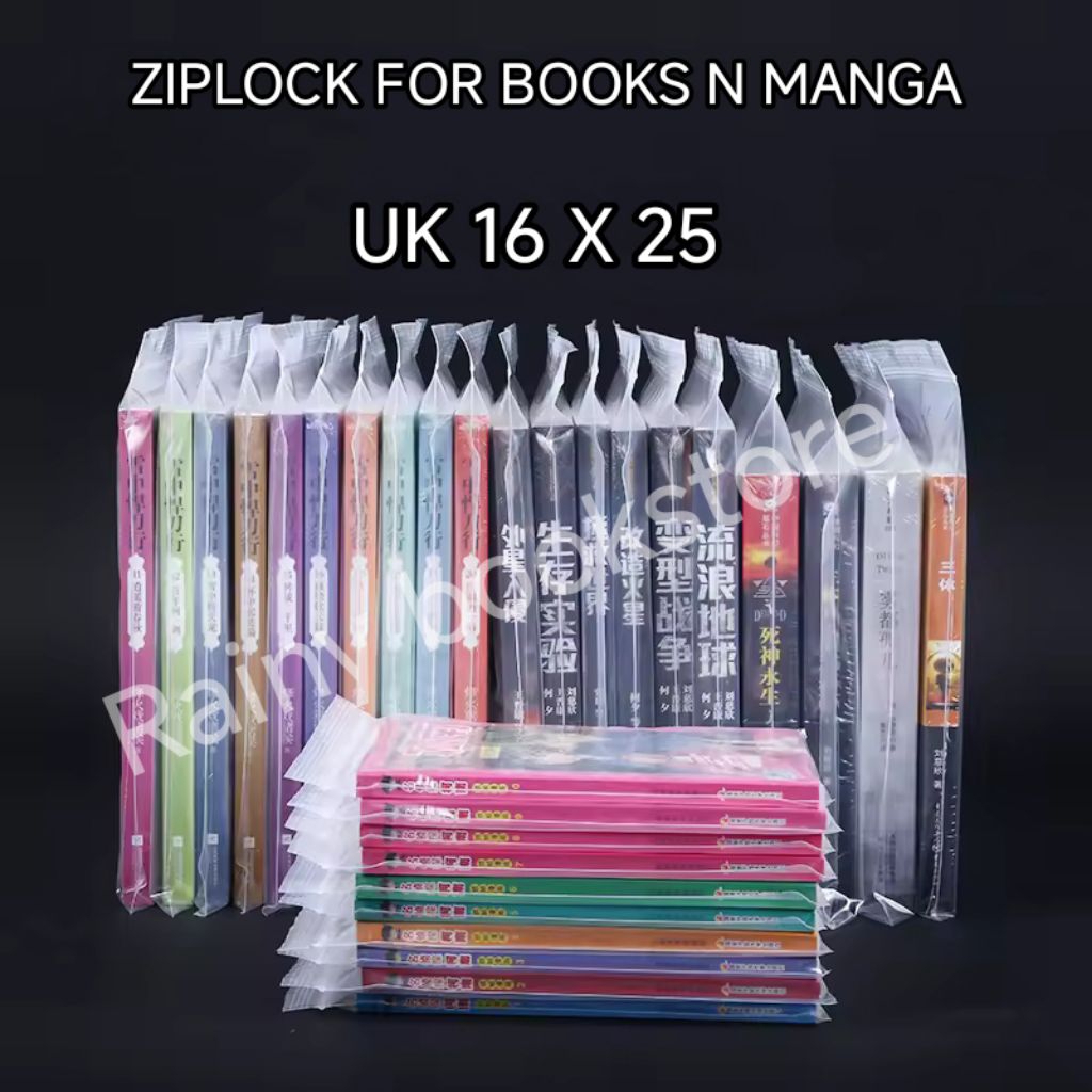 Plastik Klip Ziplock Untuk Buku Novel Komik Murah