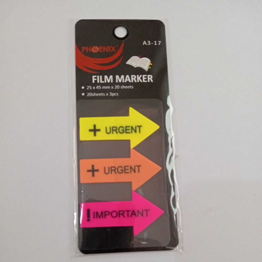 

FILM MAKER A3-17(URGENT)/TANDA PANAH PLASTIK ORIGINAL
