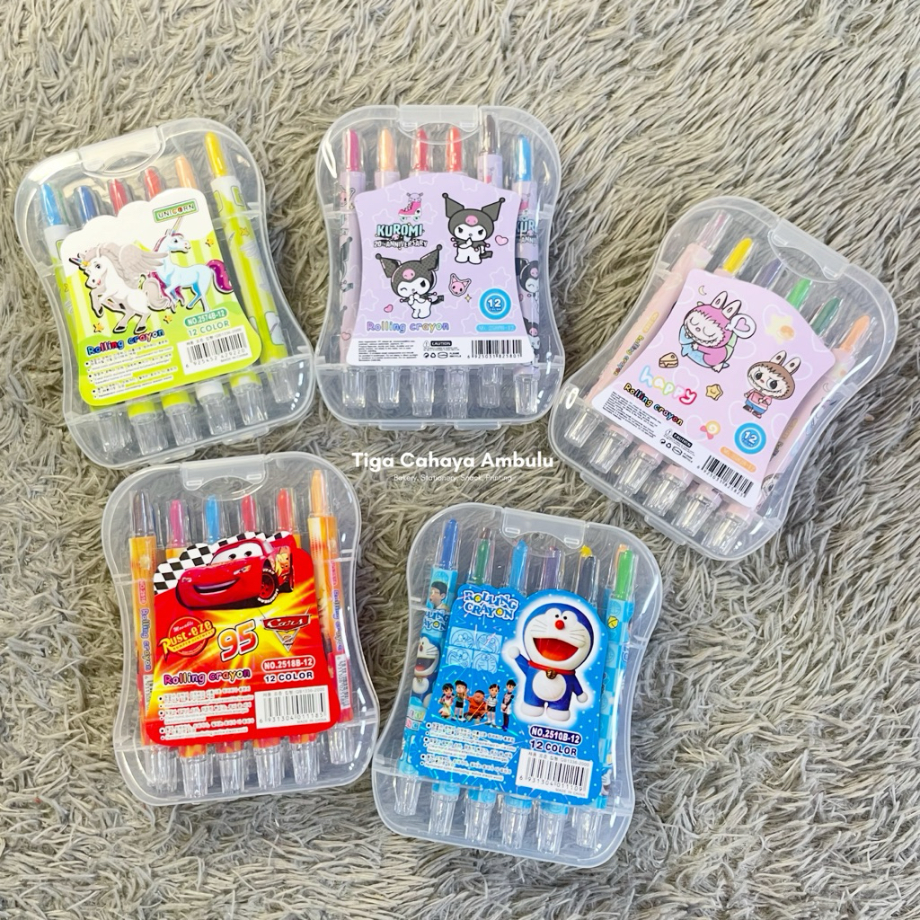 

Crayon Putar Karakter 12 warna