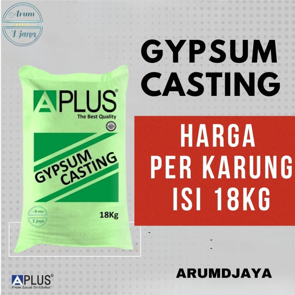 Gypsum APlus Casting Semen Gypsum A plus Gipsum Cetak List Plafon Gypsum Plafon Harga Per Karung 18K