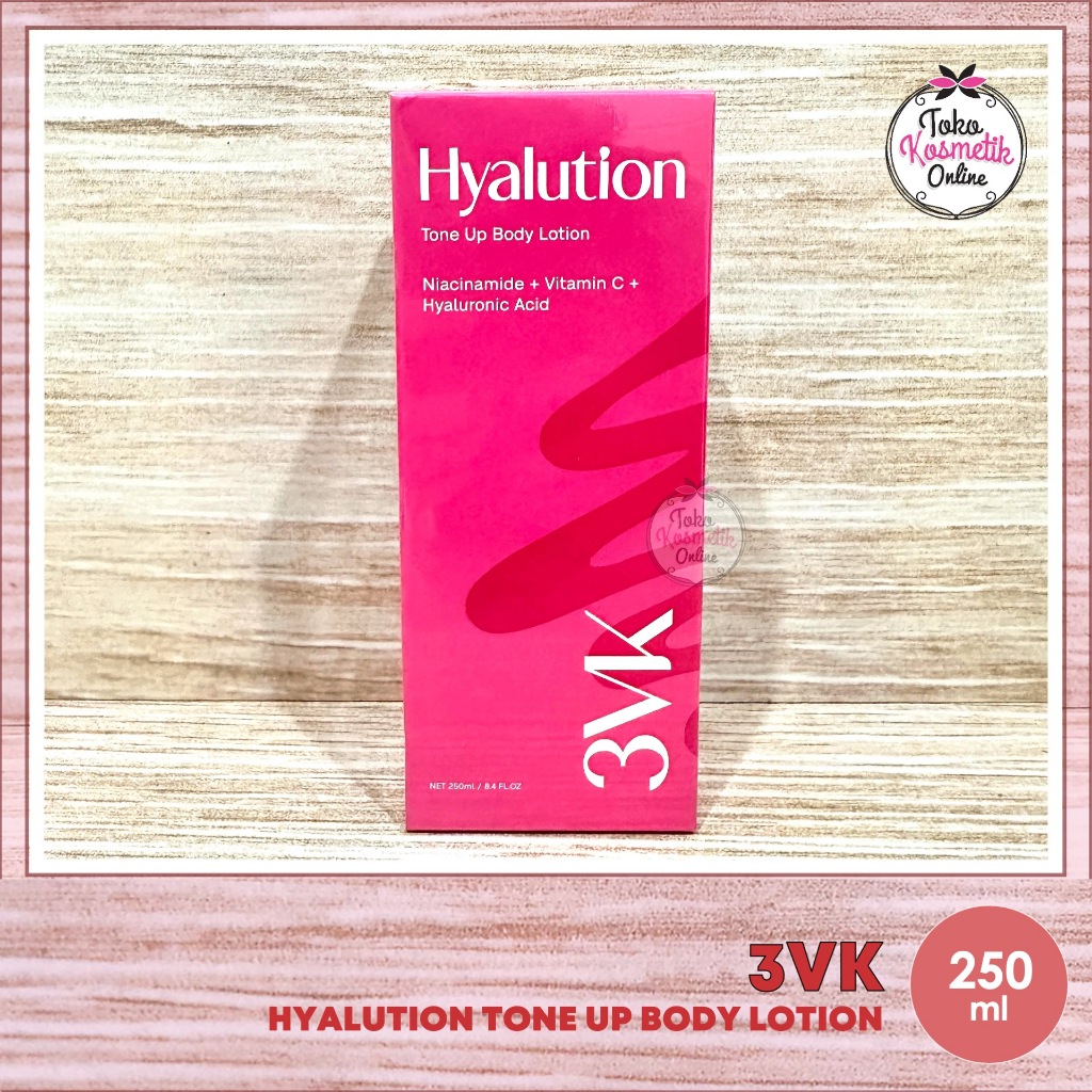 [BPOM] 3VK HYALUTION TONE UP BODY LOTION 250ML - PENGGANTI 3VK MISS SUNFLOWER