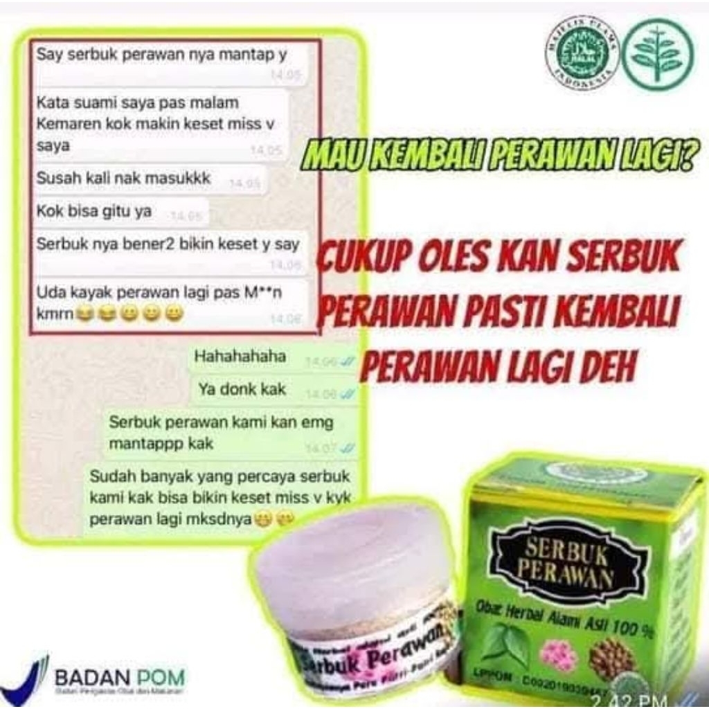 SERBUK PERAWAN /serbuk pw