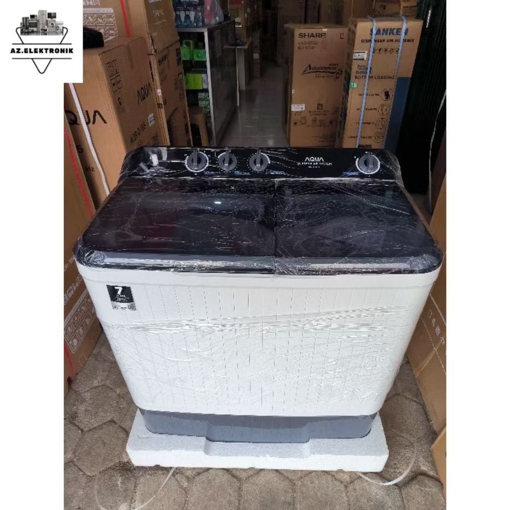 Mesin Cuci Aqua 10 kg 2 tabung/ Mesin Cuci Aqua 1030 HT