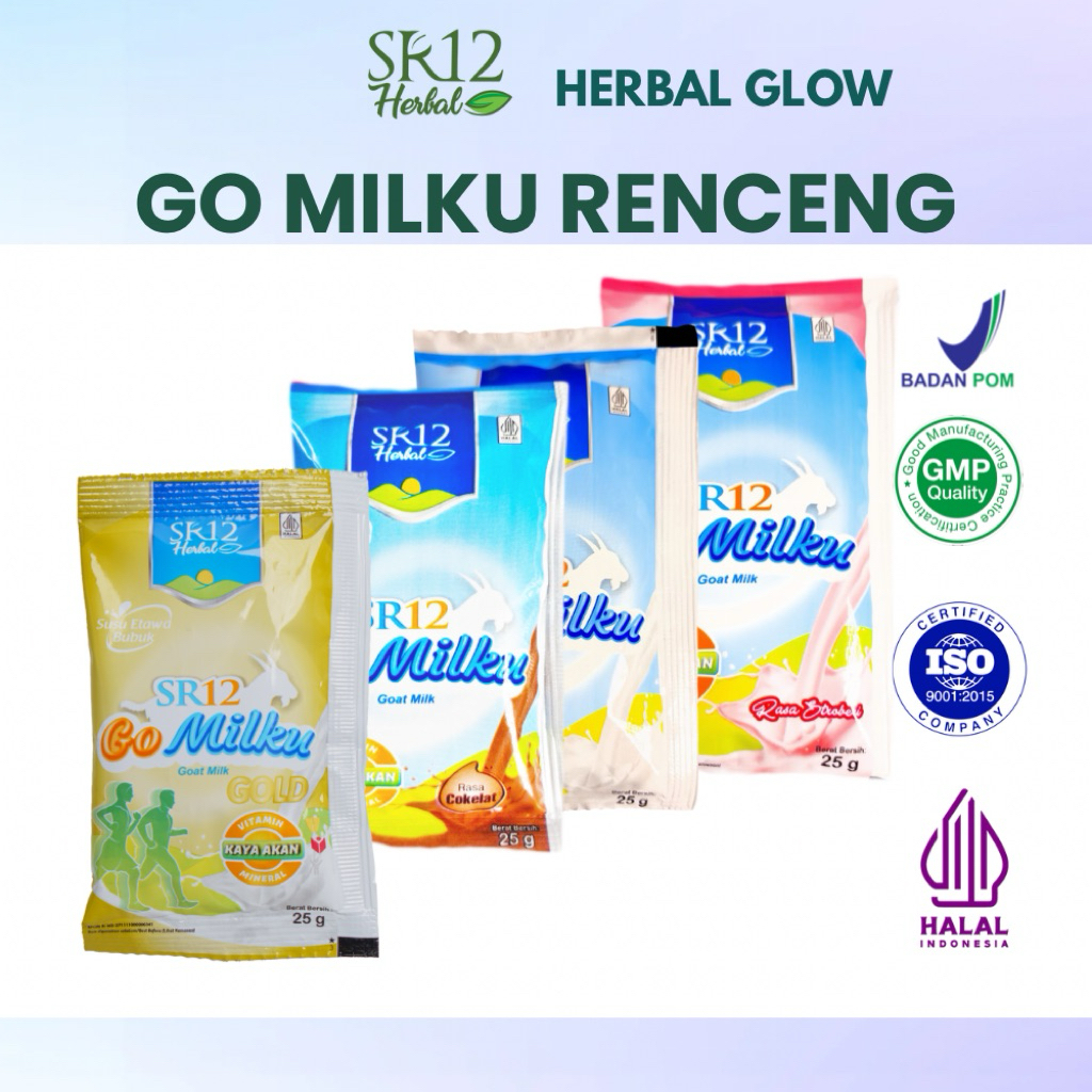

Gomilku Gold SR12 Sachet – Susu Kambing Etawa 40pcs, Cokelat/Original/Strawberry – Praktis & Higienis