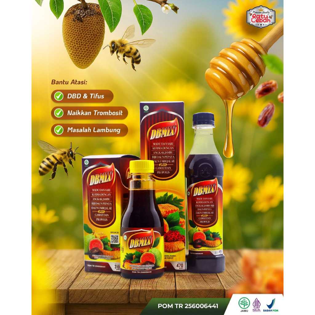 Sarikurma Angkak DB Mix Jambu Biji Herbal Demam Typus Sakit Kepala / DB Mix 310 gr