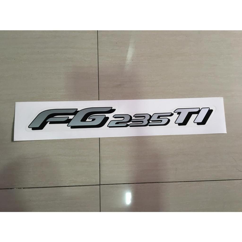 STICKER "FG 235 TI" HINO 500 LOHAN LAMA 2004-2015 FG235TI ENGKEL