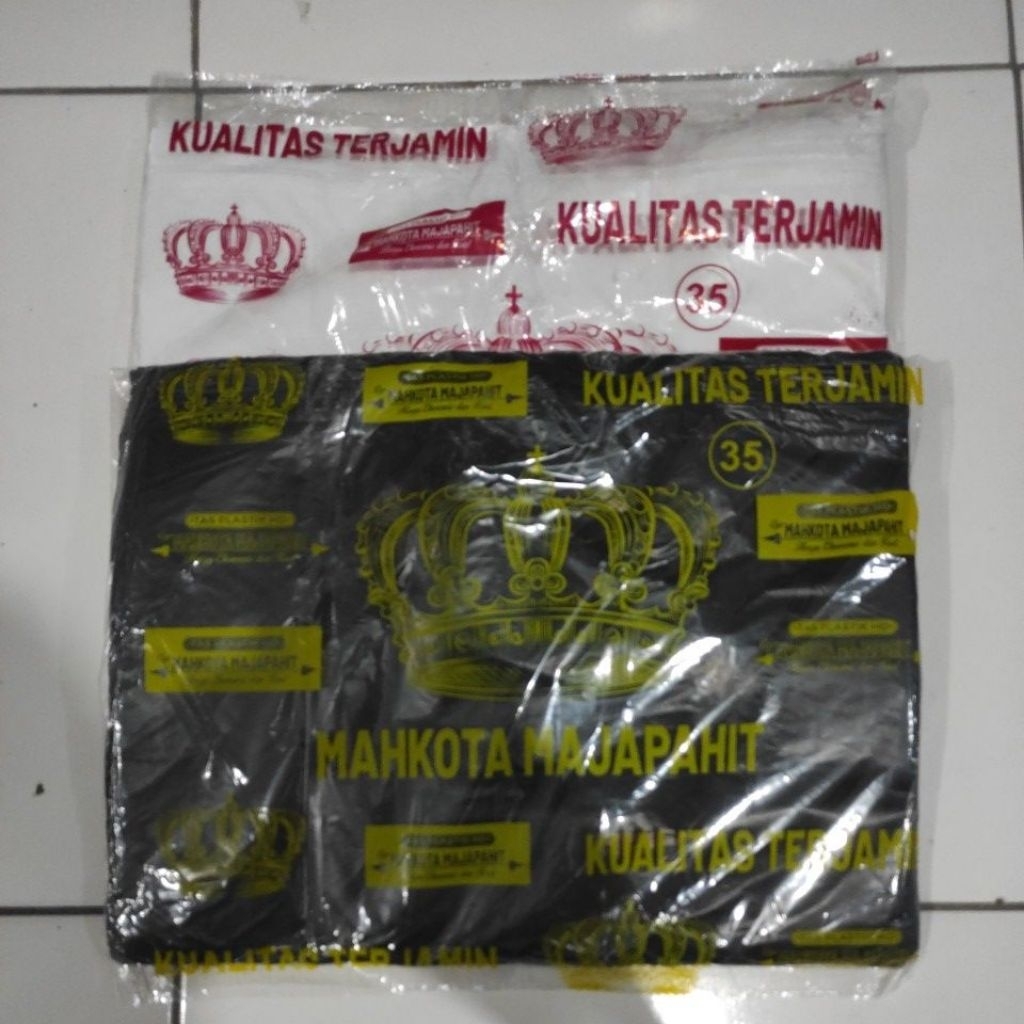 Kantong Kresek 35 Putih (50 pcs) / Kantong Kresek 35 Hitam (50 pcs)