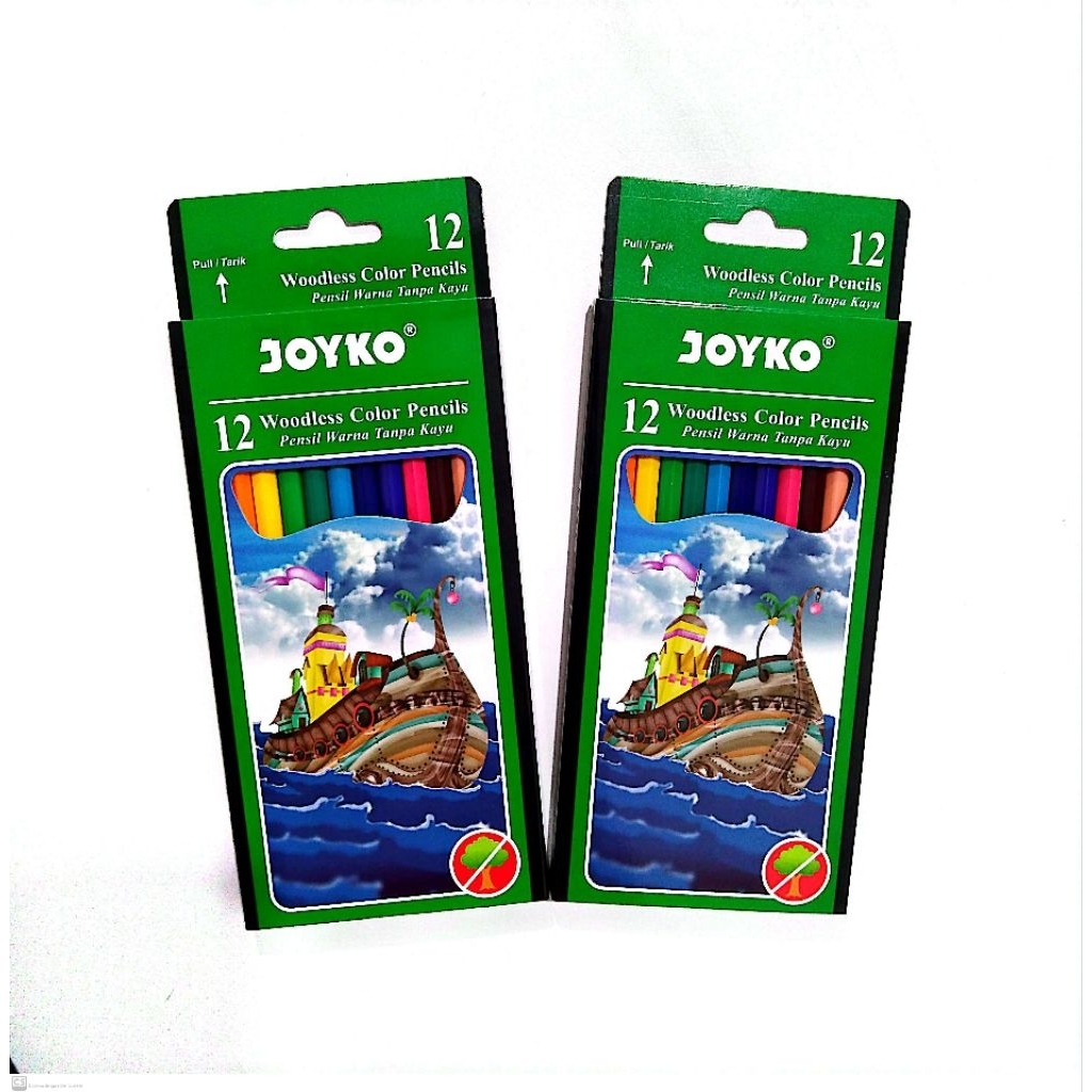 

PROMO Pensil Warna Joyko 12 Warna Panjang 17,5 Cm Kotak Hijau
