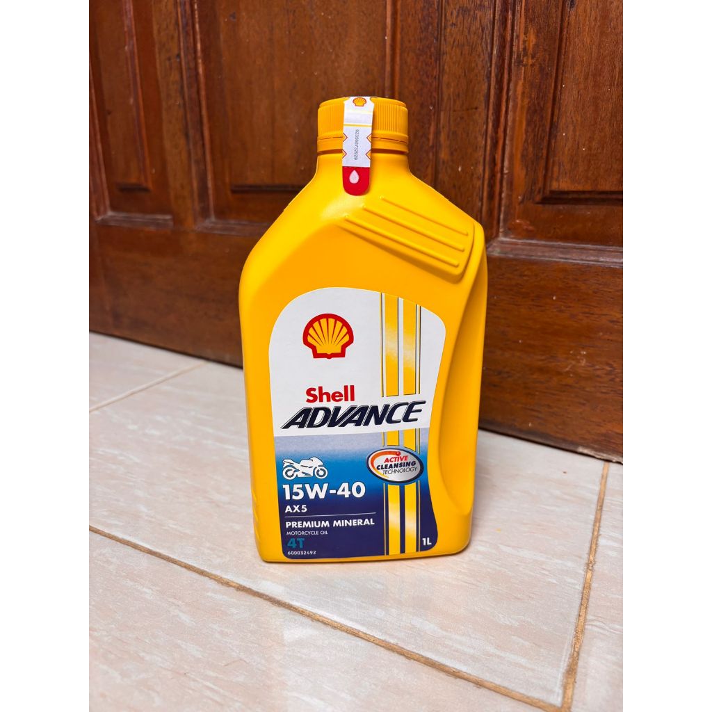 Oli Motor Shell Advance AX5 15W-40 1L  / Oli Shell 15W 40 Motor