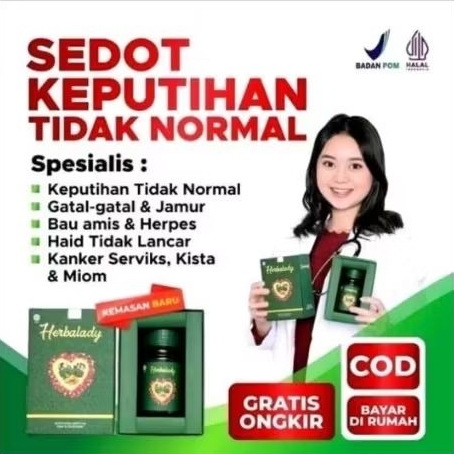 herbalady obat herbal sedot keputihan tidak normal