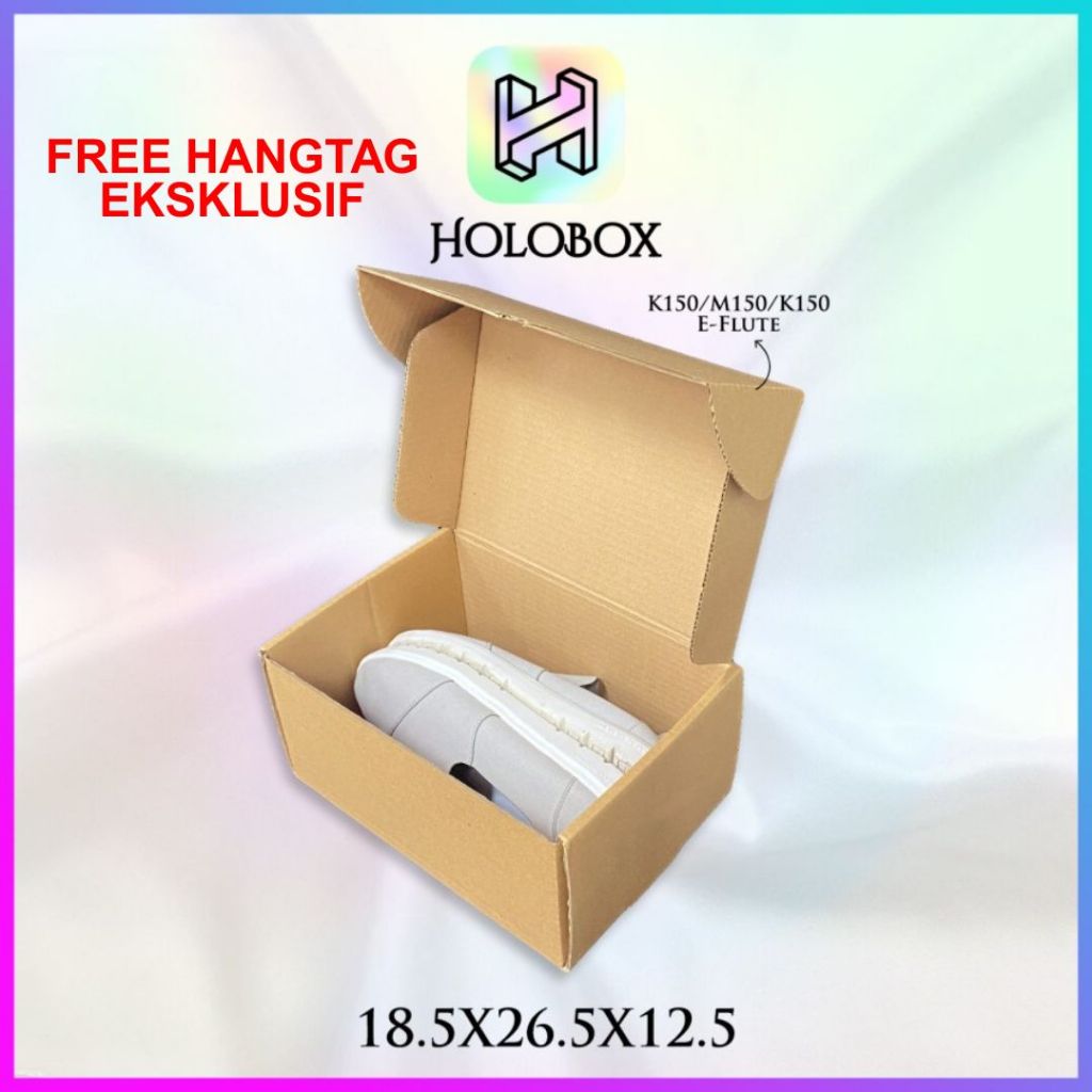 

Box/Dus/Kotak Polos/Packaging/Corrugated/Serbaguna Uk.26.5x18.5x12.5