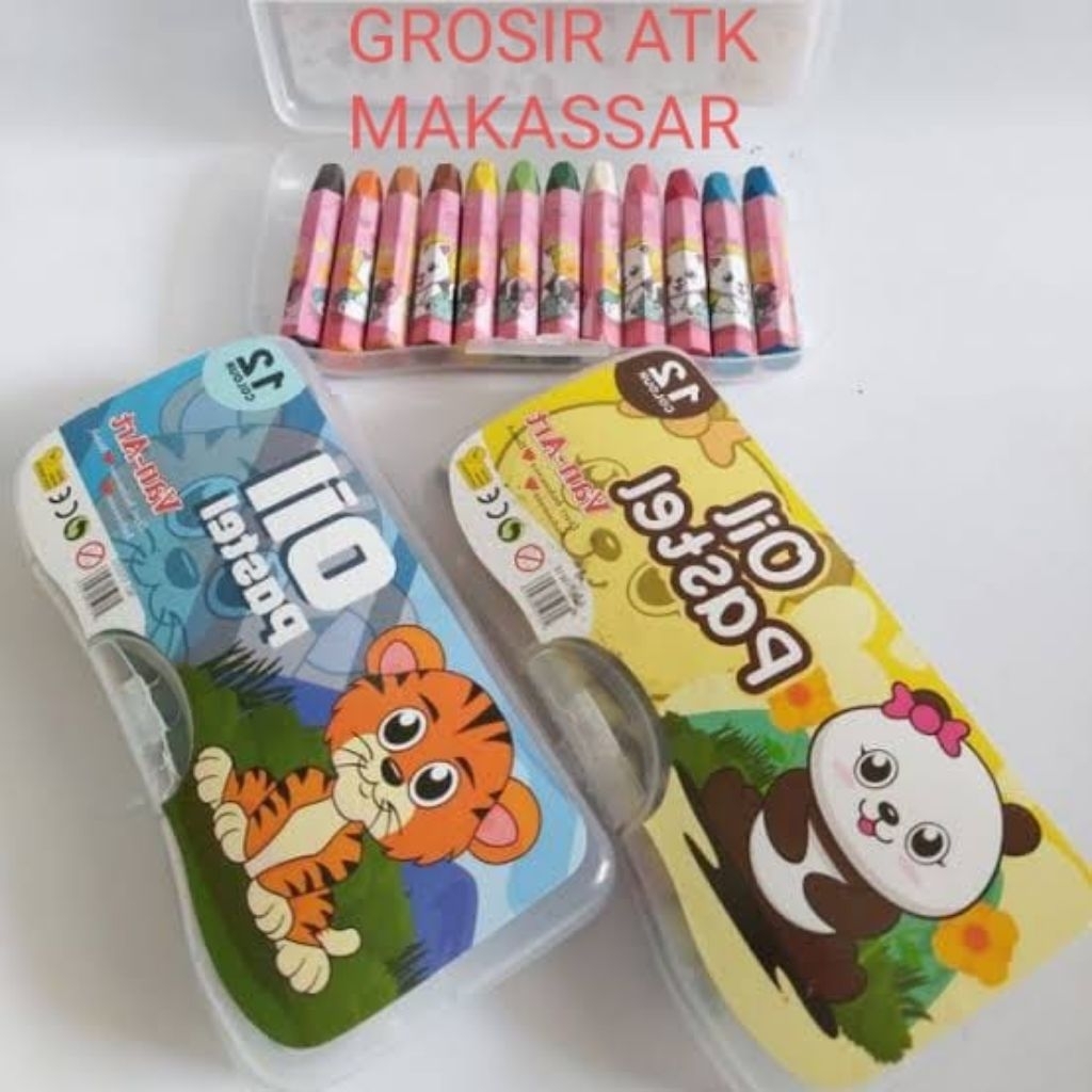

CRAYON 12 WARNA OIL PASTEL BEST QUALITY / CRAYON 12 WARNA