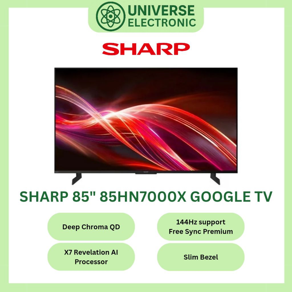 SHARP 85HN7000X / 4T-C857000X / 85HN7000 / C85HN7000X 4K QLED GOOGLE TV 85 Inch