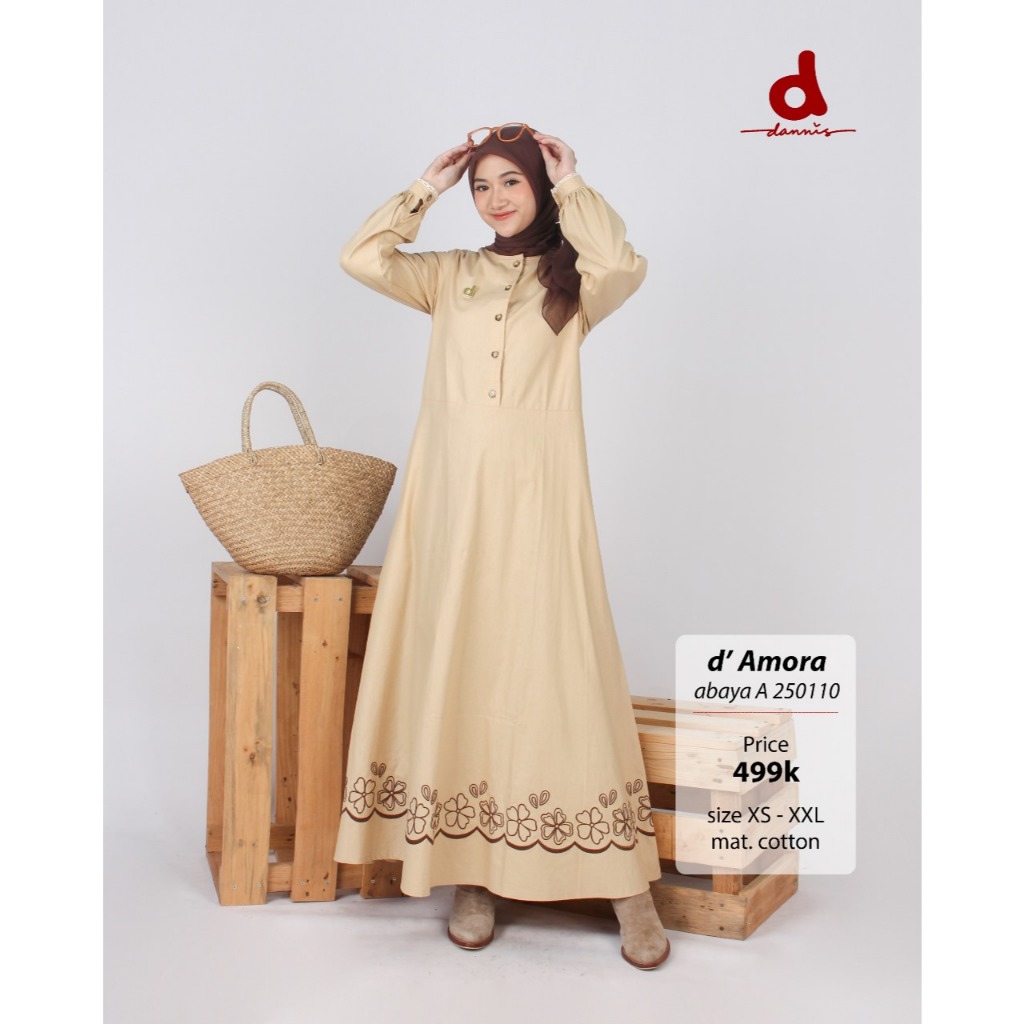 Abaya Dannis/Gamis Dannis/Abaya Muslim/Gamis Muslim/Abaya Dewasa/Gamis Dewasa