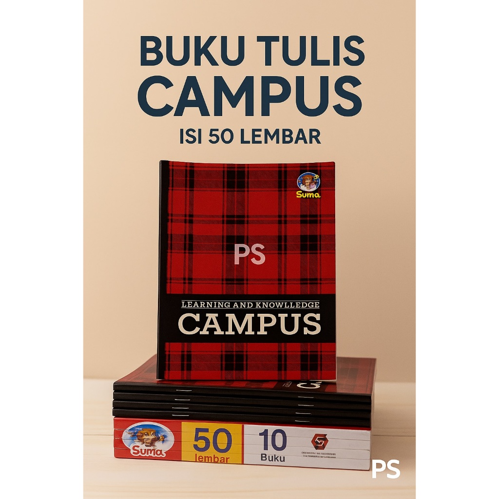 

Buku Tulis Campus Suma 50 Lembar | 10 Buku