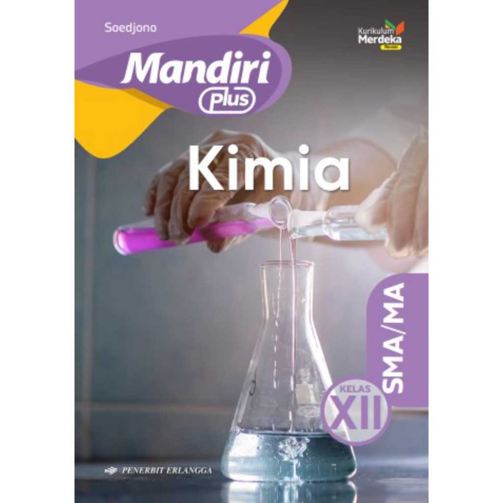 Ori Buku Mandiri Kimia Kelas 12 SMA Penerbit Erlangga Edisi Terbaru
