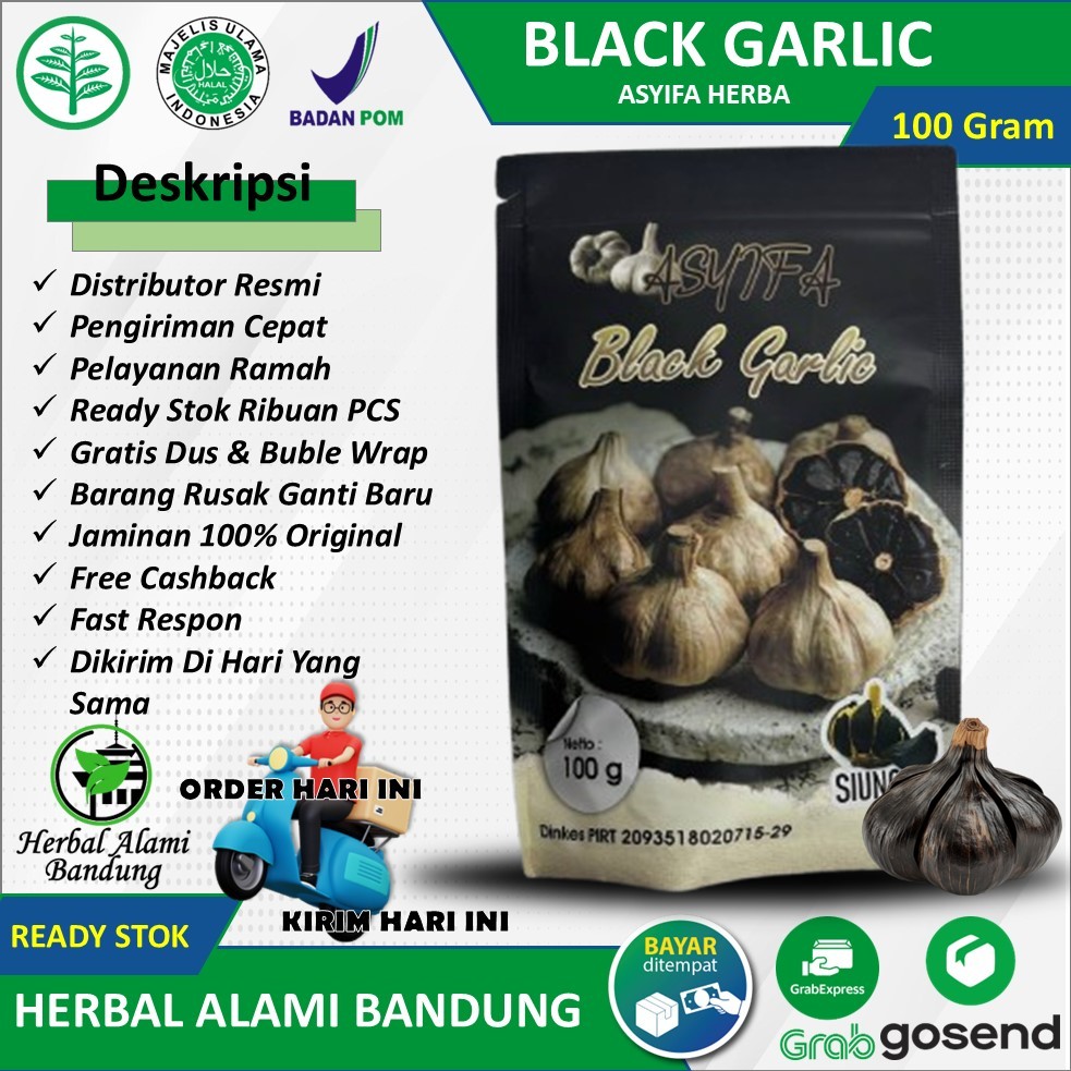 

Black Garlic Bawang Hitam Tunggal Asyifa Premium Quality