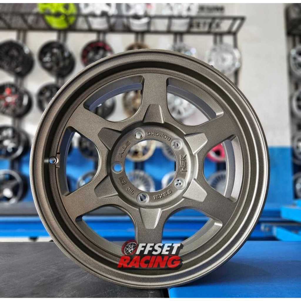 Velg HSR R16 Mobil Jimny Taft Feroza Sidekick Velg Mobil HSR STY-J Ring 16 PCD 5X139,7