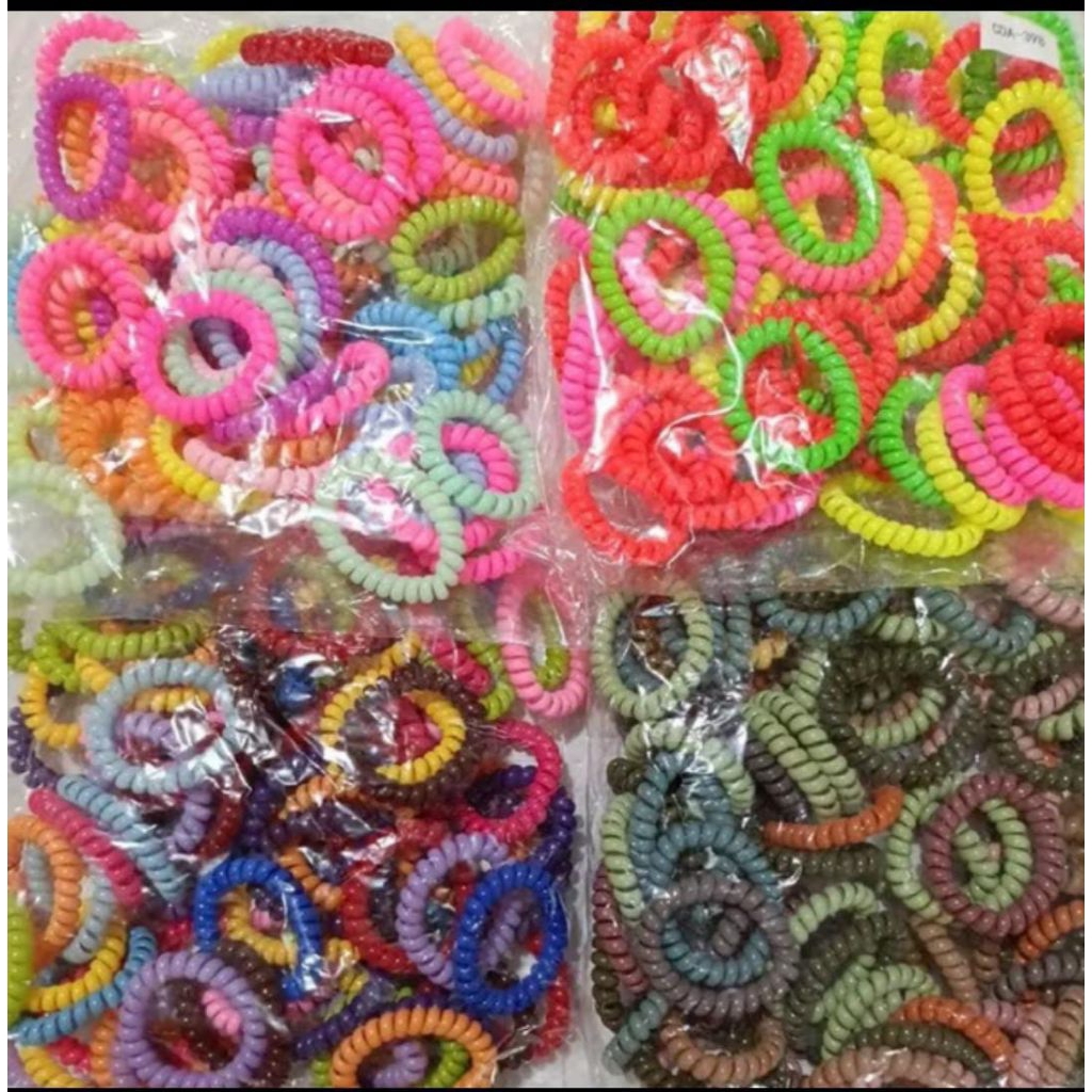 GROSIR/Ikat Rambut Spiral Jumbo (1lsn)