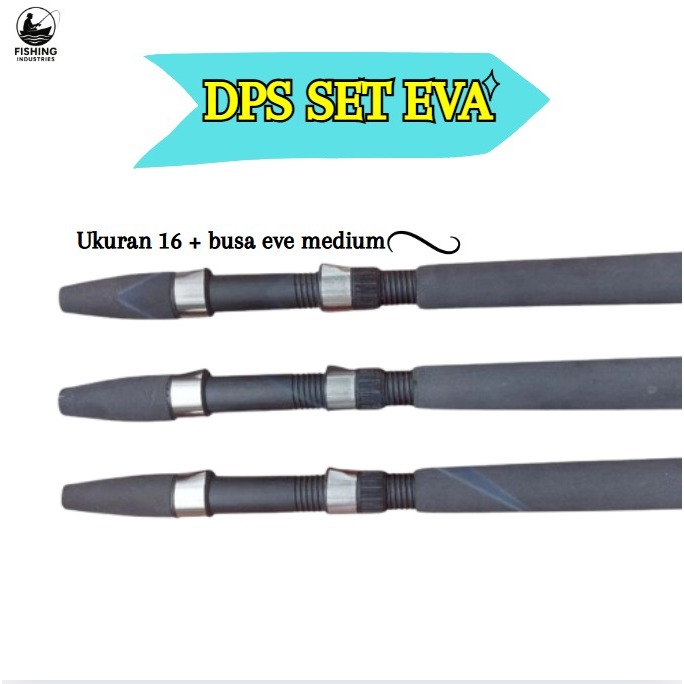Handle Set DPS Size 16 EVA Spinning – Gagang Joran Custom Anti Slip