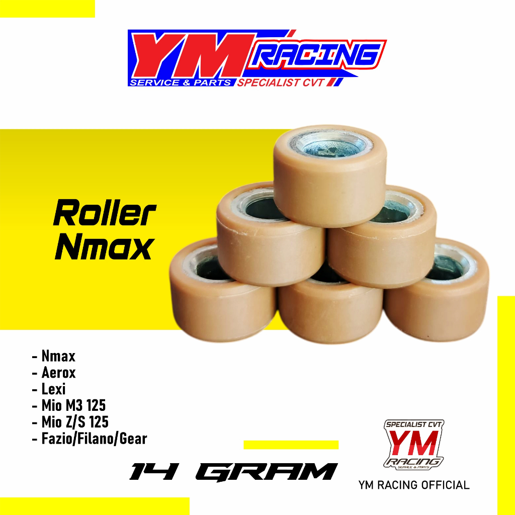 ROLLER NMAX 14 GRAM 2DP 1 SET ISI 6 BUTIR / ROLLER RACING SET AEROX 14 G | ROLLER LEXI 14G ( ROLLER 