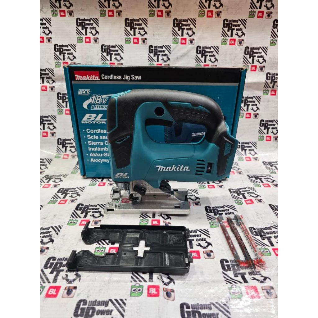 Mesin Gergaji Jigsaw Cordless Baterai Makita 18V DJV182 DJV 182 / Mesin Gergaji Triplek Kayu Baterai