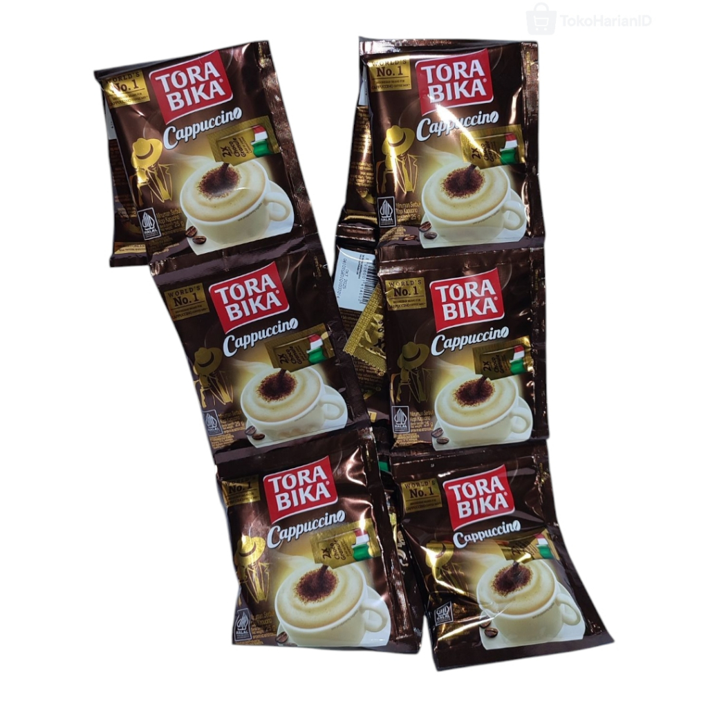 

Torabika Cappuccino 25g x 10 Sachet (1 Renteng) – Kopi Instan dengan Choco Granule