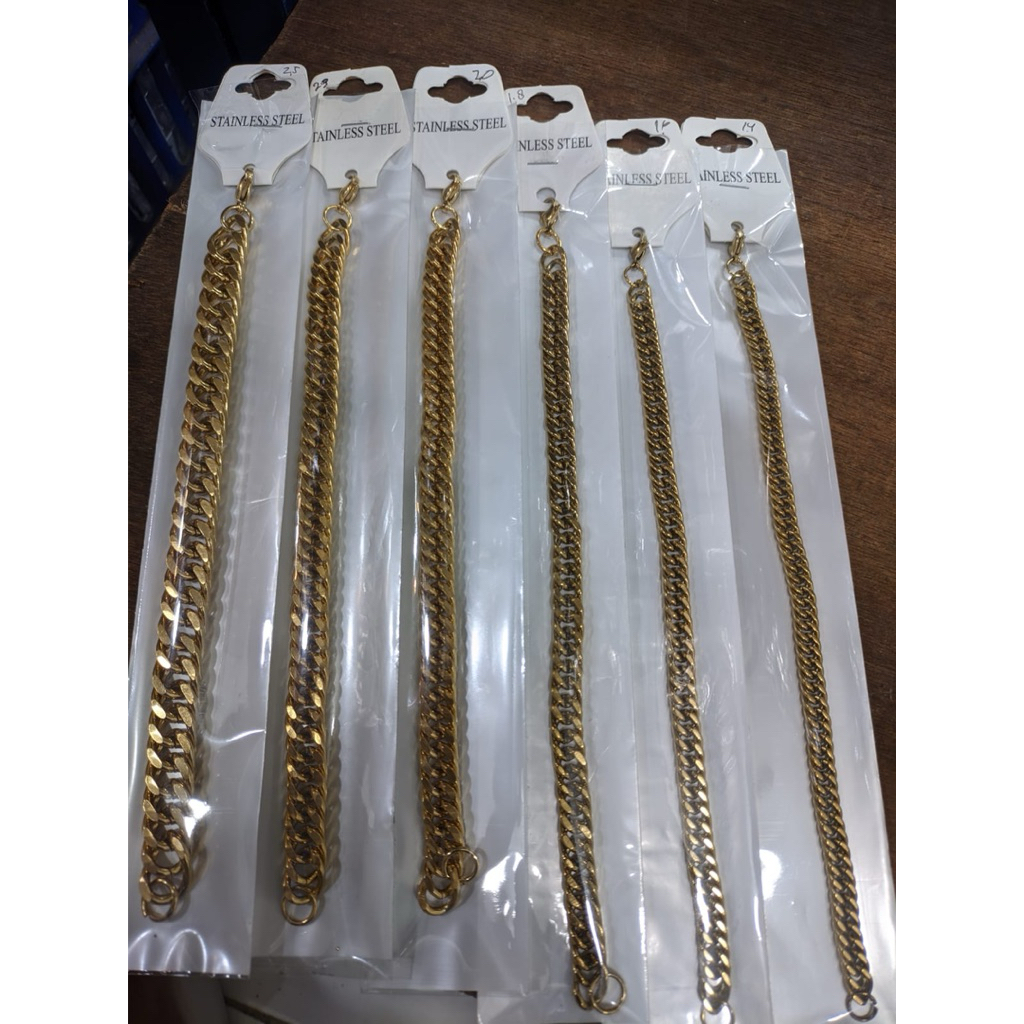 Gelang Rantai titanium asli 100%