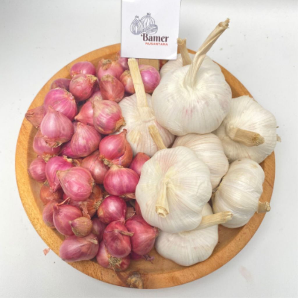 

Star Bawang Merah Putih KATING Premium Kering JUMBO 500g dan 1kg