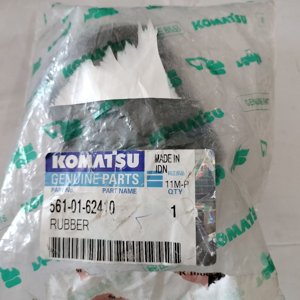 561-01-62410 RUBBER GENUINE PARTS KOMATSU