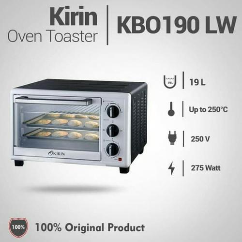BEKAS / SECOND Kirin KBO-190LW / Oven Listrik Rumah Tangga KIRIN KBO 190 LW 19 Liter