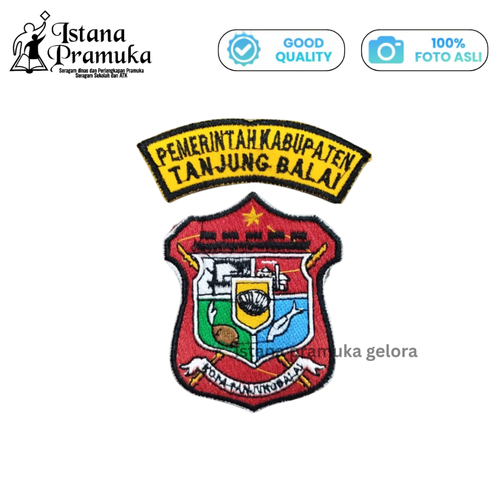

Badge Logo/Atribut PEMKAB TANJUNG BALAI Bordir - Istana Pramuka Gelora