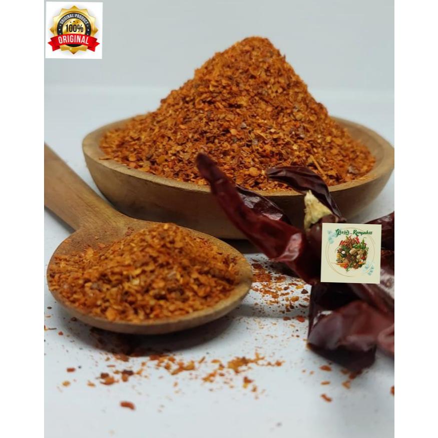 

Chili Granule 10gr / Cabe Bubuk Kasar