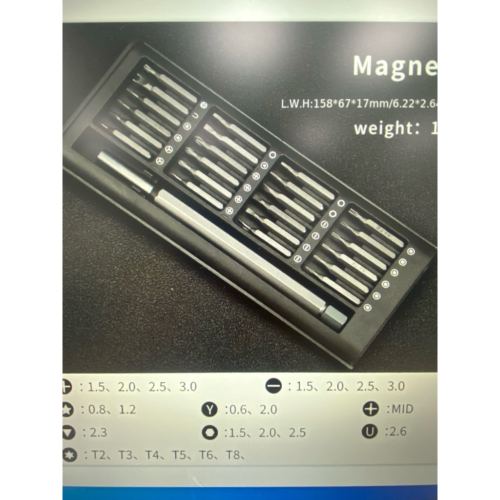 obeng 24 in 1 set obeng alat perbaikan ponsel untuk ponsel set obeg