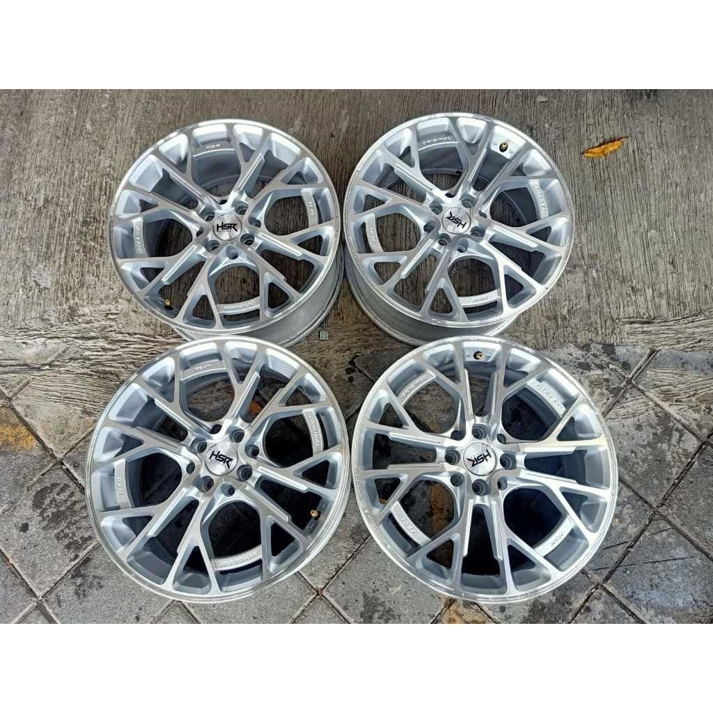 Velg Mobil Second HSR FE01 Ring 17 Lubang 4x100-4x114.3 Cocok Jazz Yaris Brio Ayla Avanza City Mobil
