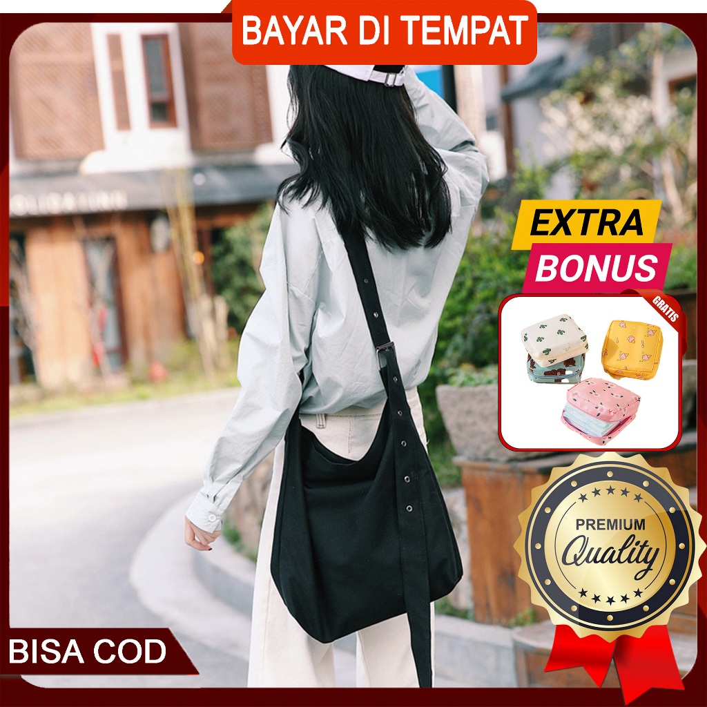 TOTE BAG KANVAS WANITA ASLI IMPORT KOREA TERBARU KUALITAS PREMIUM TAS TOTE BAG TOTE BAG CANVAS XYK35