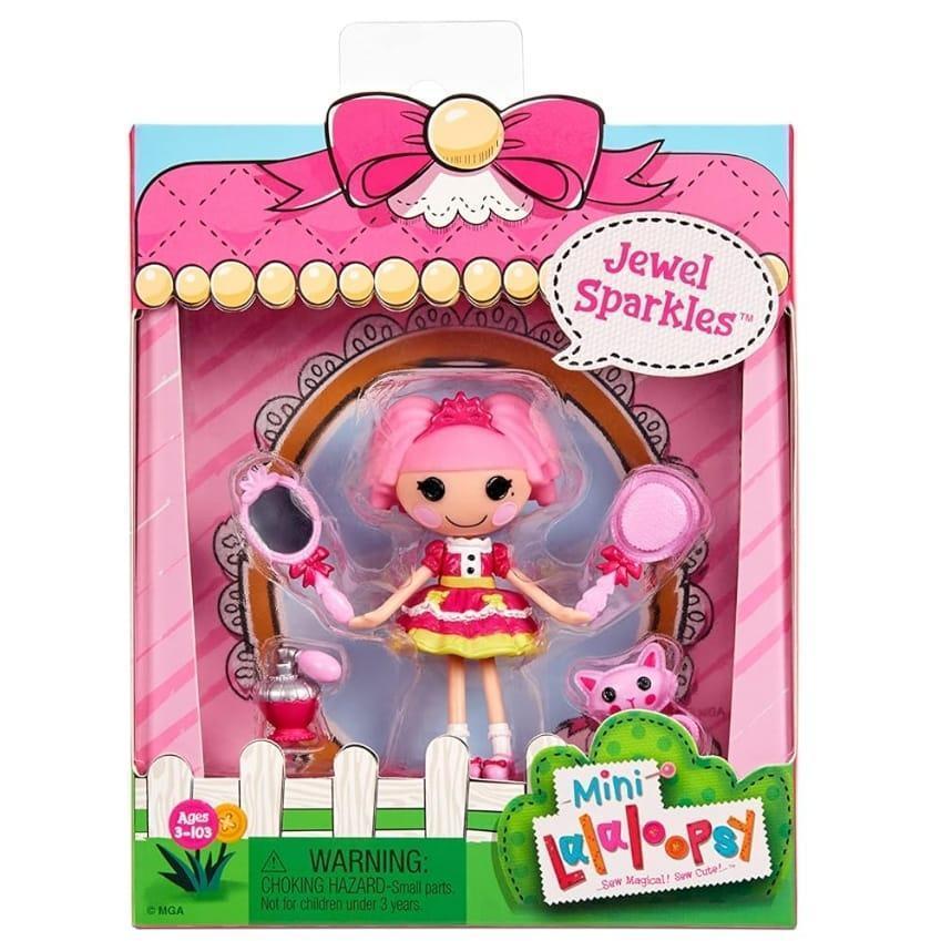 Lalaloopsy Jewel Sparkles Mini Doll With Mini Pet Persian Cat