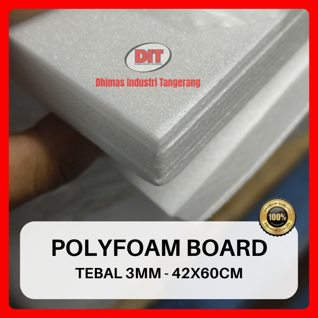 

Polyfoam lembaran tebal 3mm 42 x 60cm Depron polyfoam 3mm