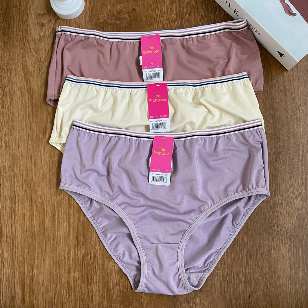 THE BRAHOUSE PANTY MIDI WANITA CELANA DALAM MIDI CD PEREMPUAN SIZE M L XL