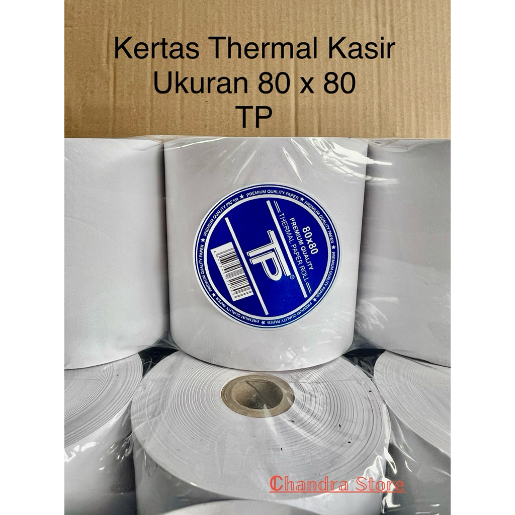 

Kertas thermal / Kertas thermal Kasir ukuran 80x80