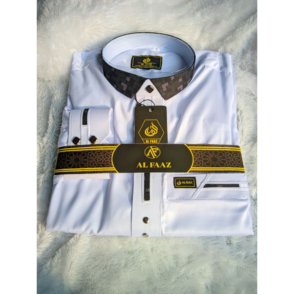 jubah alfazz polyester manset gamis pria terbaru dari produk temboro