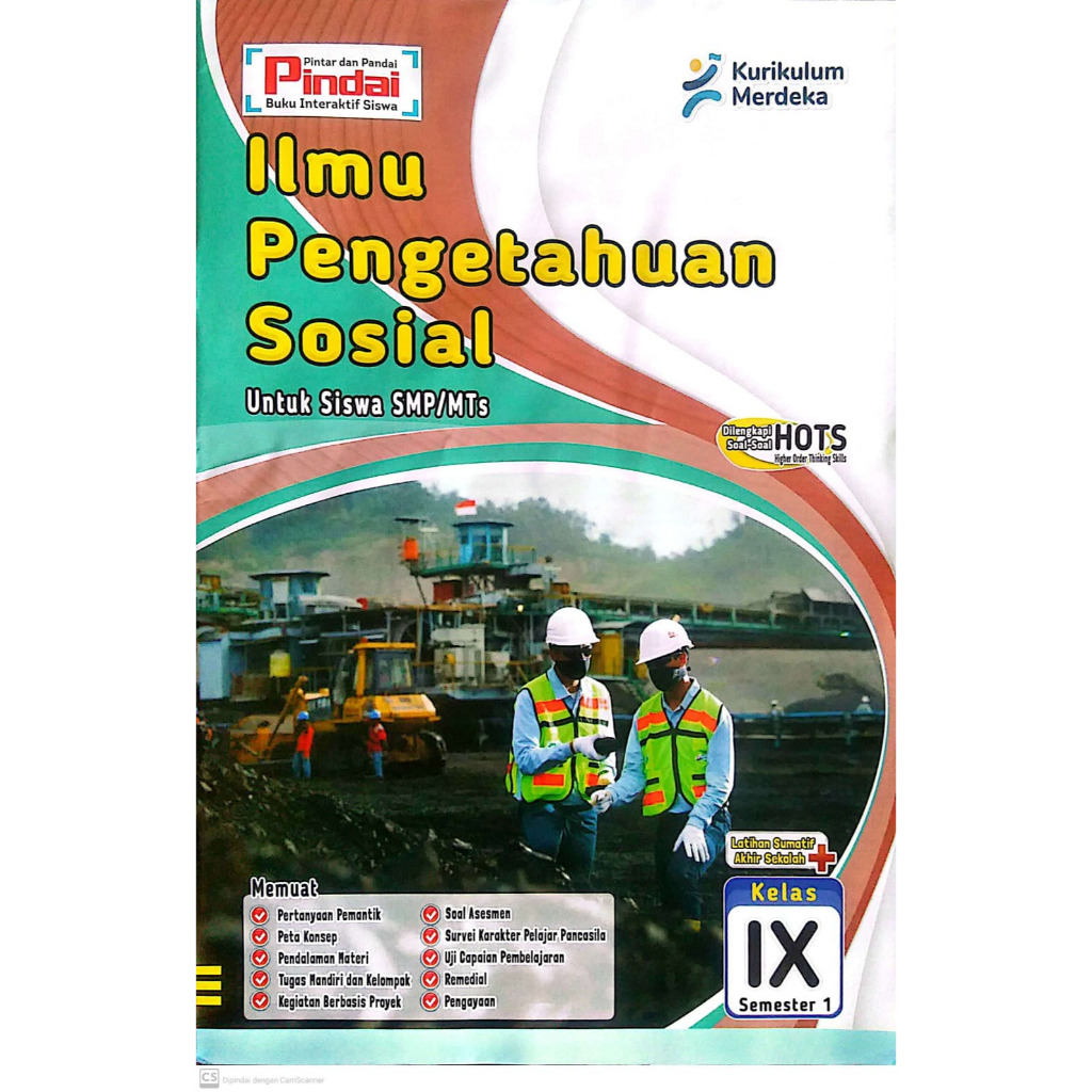 Buku LKS IPS kelas 9 SMP/MTs Semester 1 Kurikulum Merdeka