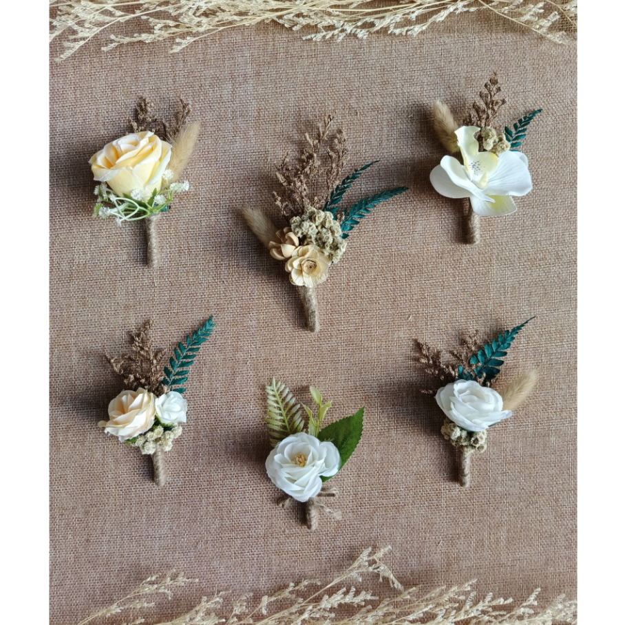 Bijinasi Korsase / Corsage / Korsase Bunga Jas / Corsage Jas / Bunga Kebaya / Pin Jas / Bros Bunga P