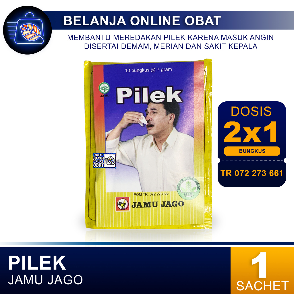 

JAMU JAGO PILEK // Membantu Meredakan Pilek