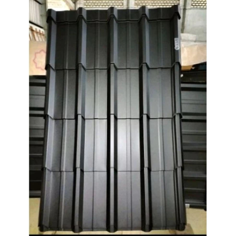 Seng Genteng Kumura Black 0.35 Black Doff 4 Daun