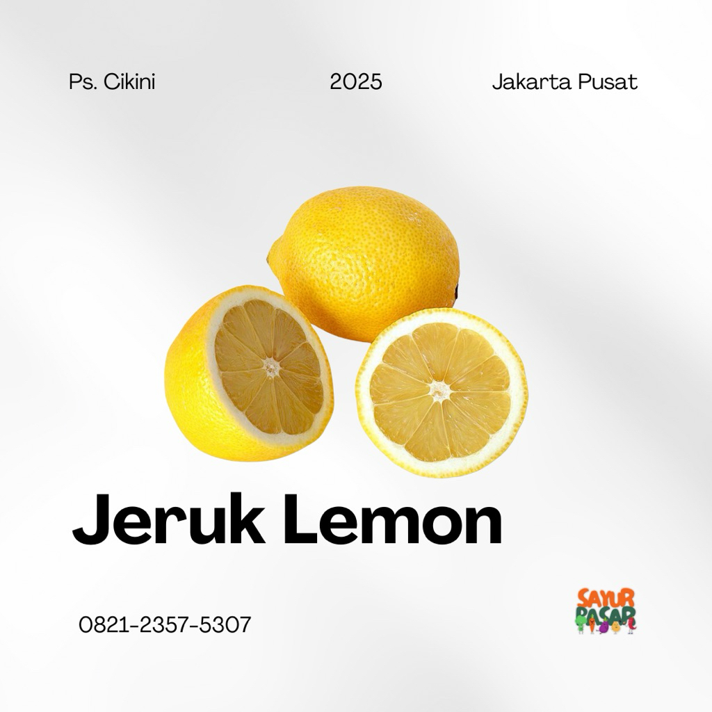 

Jeruk Lemon – 1kg (Segar & Wangi)
