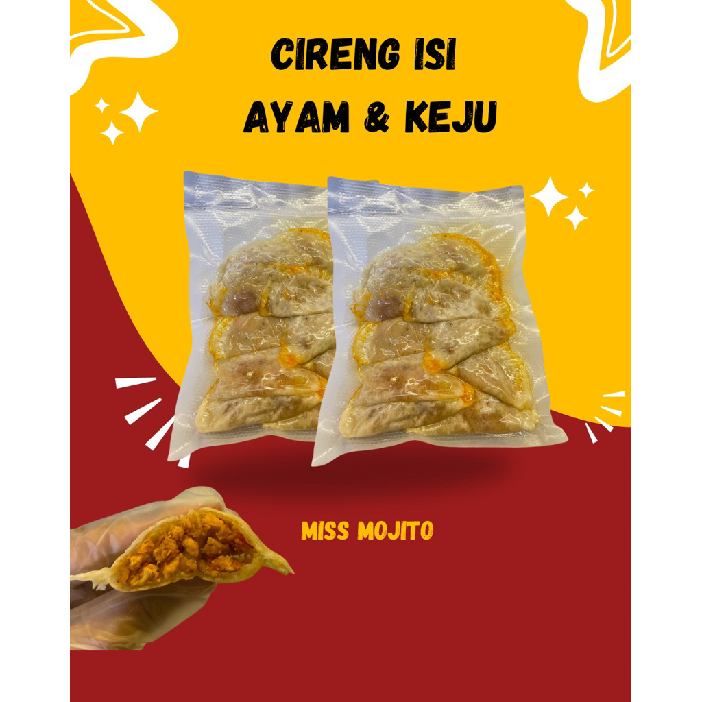 

CIRENG ISI AYAM DAN ISI KEJU FROZEN